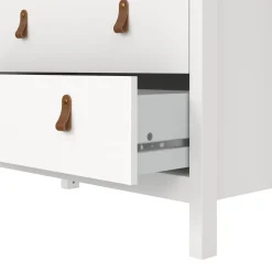 Mobile con vetrina 2 ante 78x32x199h cm bianco - Lazio