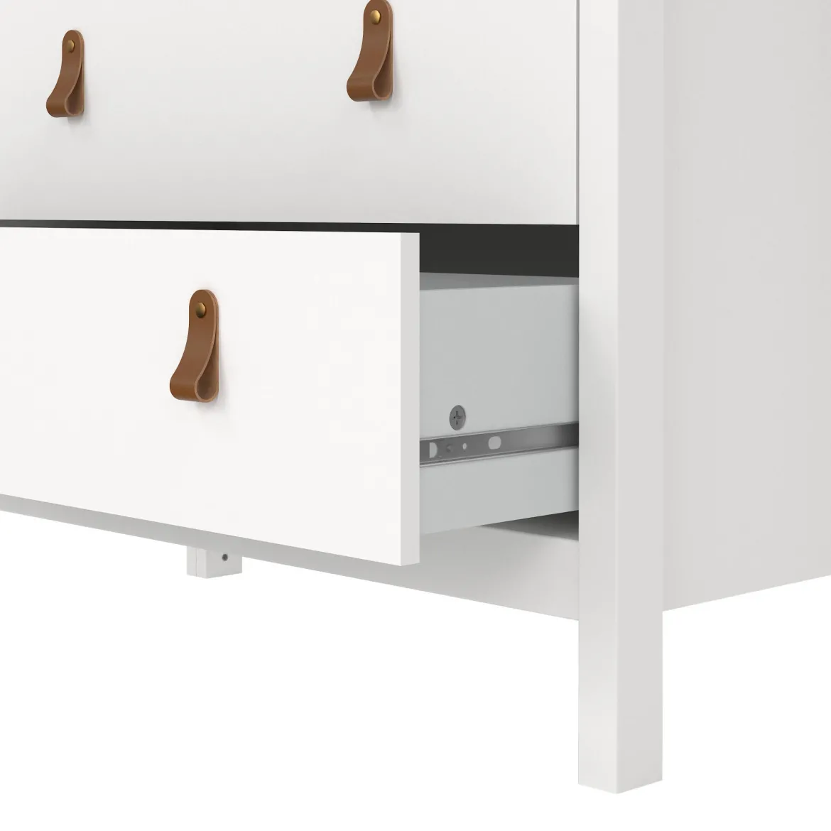 Mobile con vetrina 2 ante 78x32x199h cm bianco - Lazio