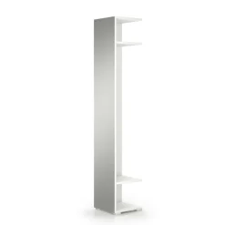 Mobile da ingresso Fornace, 35x37h195 cm, Bianco