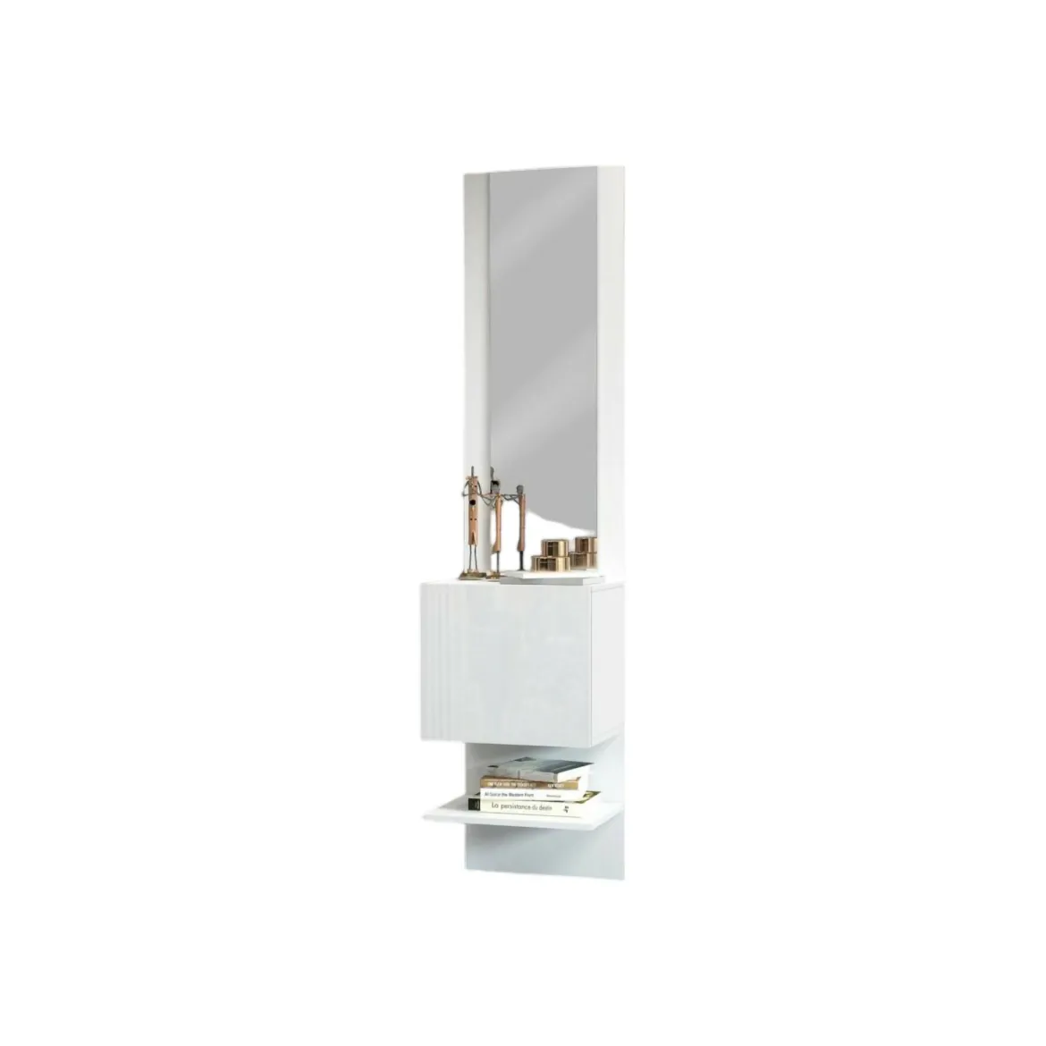 Mobile ingresso da parete bianco 45x190h cm - Ivana