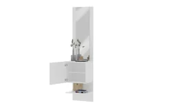Mobile ingresso da parete bianco 45x190h cm - Ivana