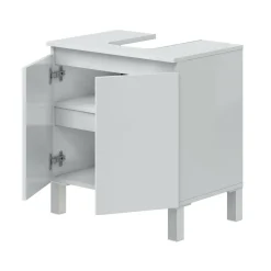 Mobile lavabo 2 ante 60x40x63h cm bianco lucido - Jerome