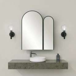 Mobile lavabo 2 ante 50x12x45h cm nero - Paramaribo