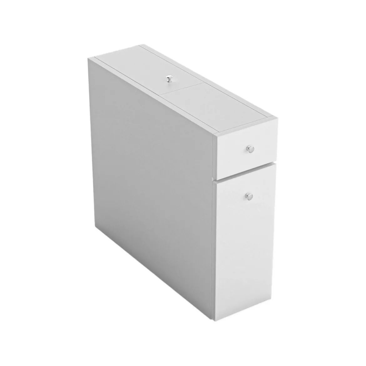 Mobile lavabo 2 cassetti 20x60x55h cm bianco - Isidora