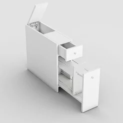 Mobile lavabo 2 cassetti 20x60x55h cm bianco - Isidora