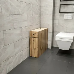 Mobile lavabo 2 cassetti 80x45x50h cm bianco lucido - Felix