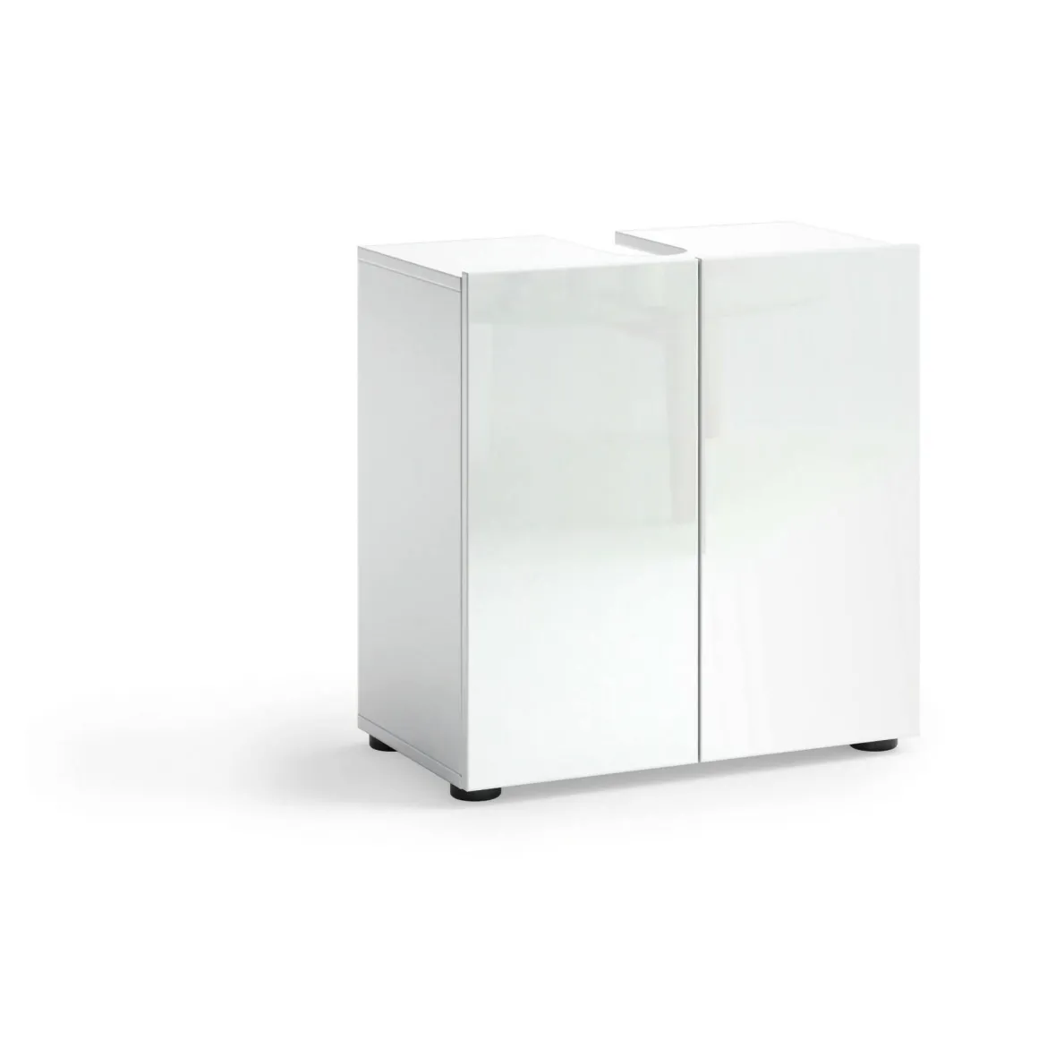 Mobile lavandino 2 ante 60x34x62h cm bianco lucido - Vione