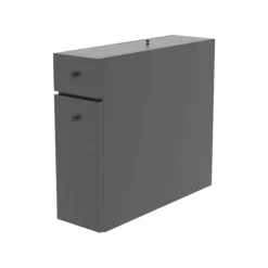 Mobile lavandino 2 cassetti 20x60x55h cm antracite - Isidora