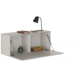 Mobile Pensile Beige Modulabile un Ripiano 100x40h cm, Un'anta - Pimonte
