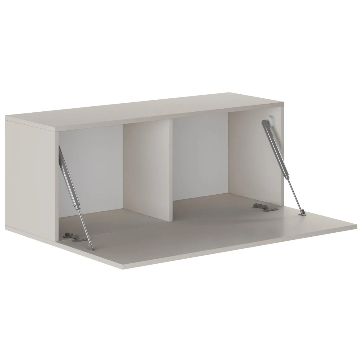 Mobile Pensile Beige Modulabile un Ripiano 100x40h cm, Un'anta - Pimonte