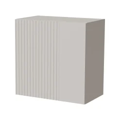 Mobile Pensile Beige un Ripiano Modulabile 49.9x50h cm, Apertura Push Pull - Fonteno