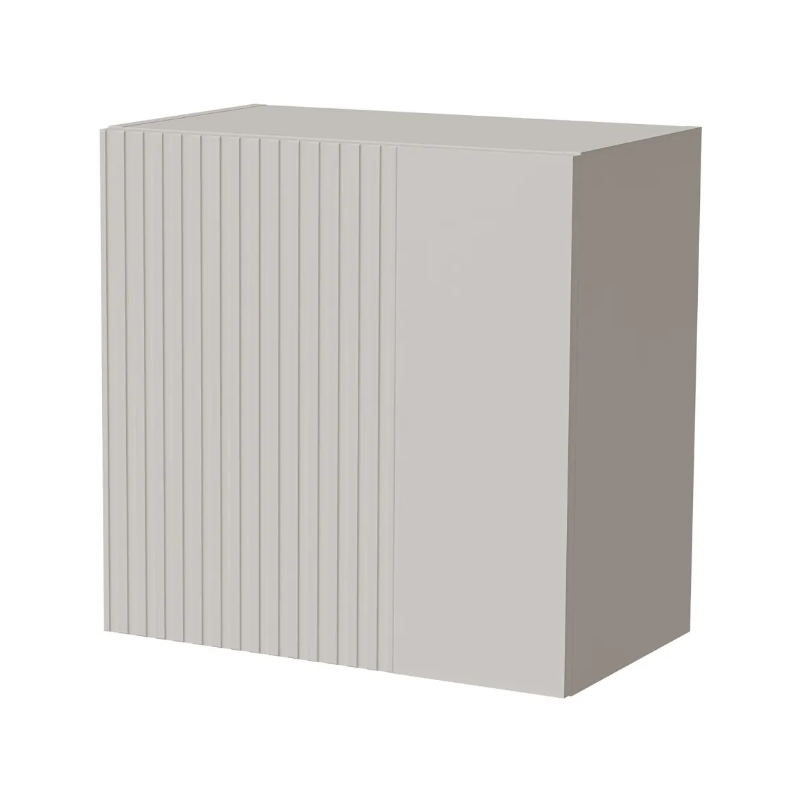 Mobile Pensile Beige un Ripiano Modulabile 49.9x50h cm, Apertura Push Pull - Fonteno