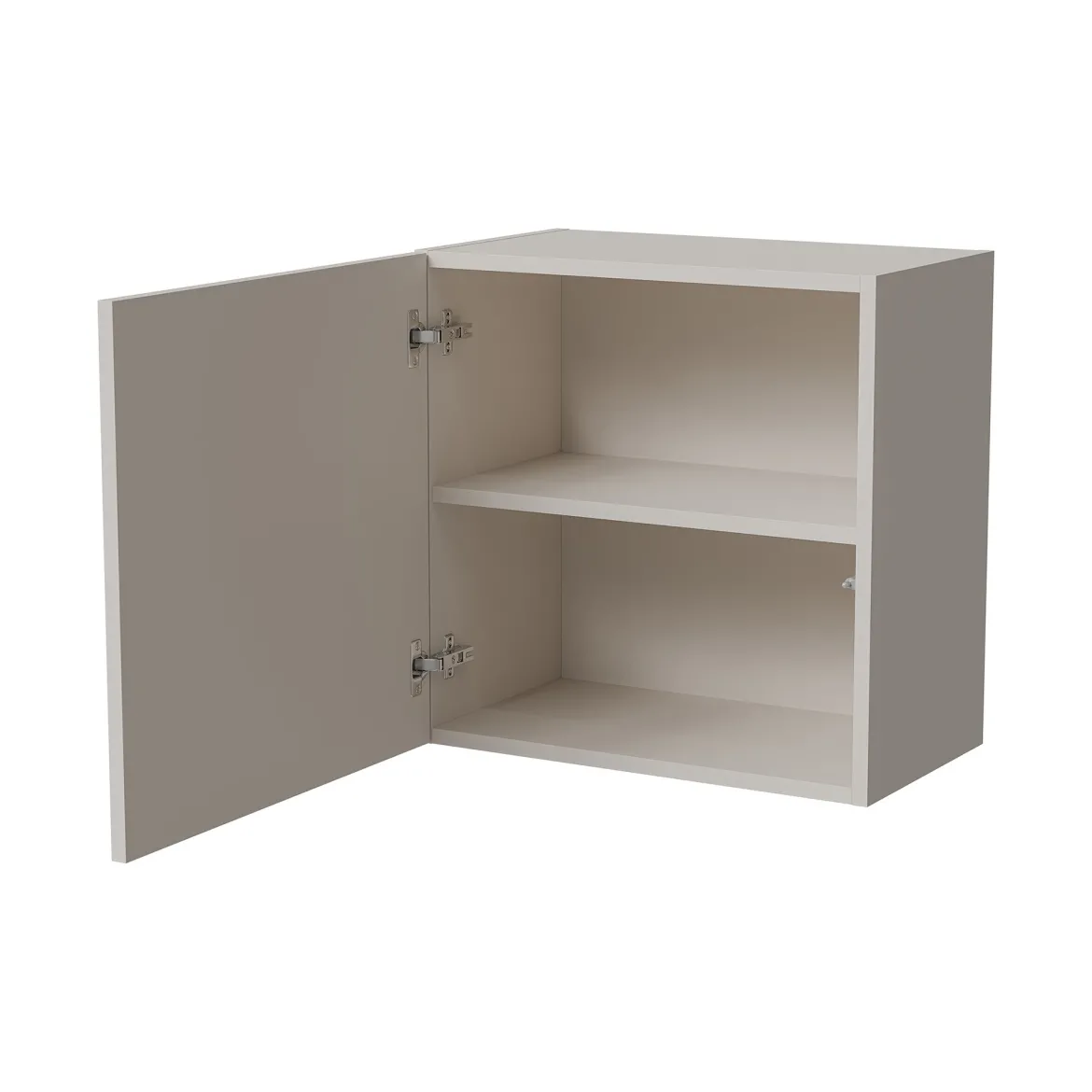 Mobile Pensile Beige un Ripiano Modulabile 49.9x50h cm, Apertura Push Pull - Sparone
