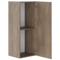 Mobile Pensile Marrone Noce Modulabile un Ripiano 100x40h cm, Un'anta - Pimonte