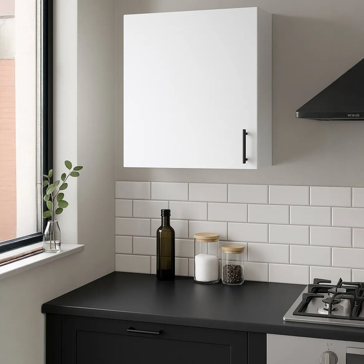 Mobile pensile modulabile 60x59h cm bianco - Thyra