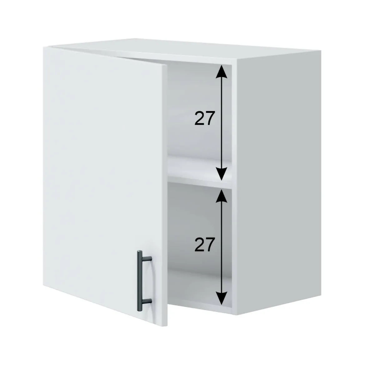 Mobile pensile modulabile 60x59h cm bianco - Thyra