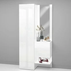 Mobile per ingresso 2 ante bianco 90x190h cm - Bauladu