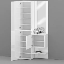 Mobile per ingresso 2 ante bianco 90x190h cm - Bauladu