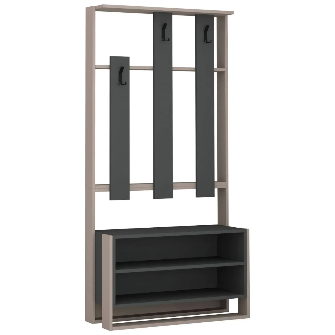 Mobile per ingresso da parete bianco 50x190h cm - Maura