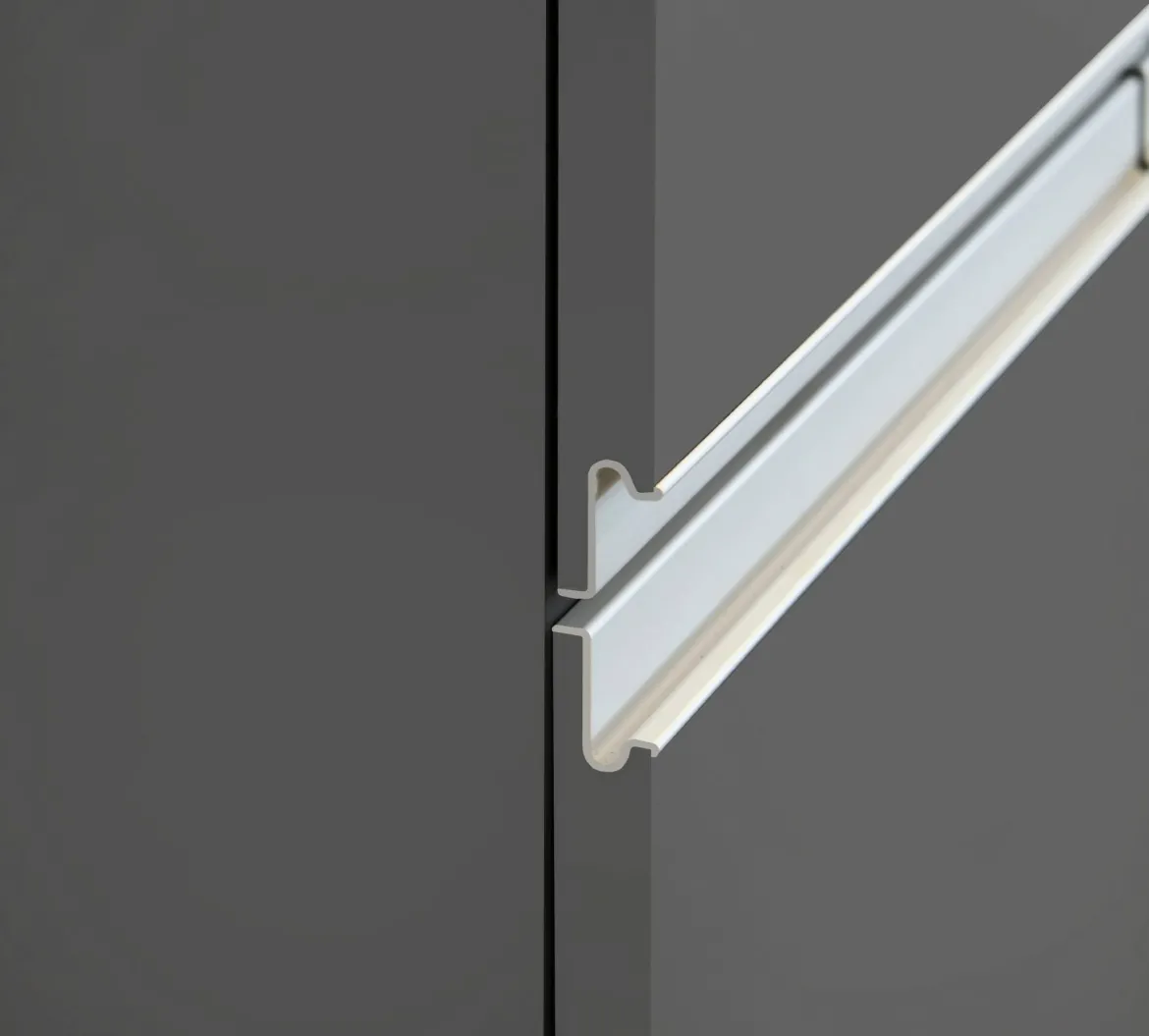 Mobile portafrigo 2 ante 60x165h cm antracite e rovere - Mesarthim