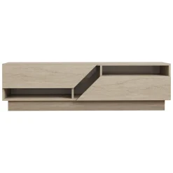 Mobile Porta tv Beige Marmo 2 Ripiani 2 Ante 160x40x45h cm, 5 Vani - Spilinga