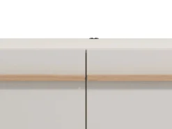Mobile Porta tv Beige Marrone Rovere un Ripiano 2 Ante 154x41.5x32h cm, 2 Vani - Carcare