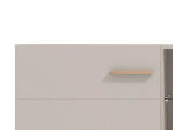 Mobile Porta tv Beige Marrone Rovere un Ripiano 2 Ante 154x41.5x50.5h cm, 4 Vani - Dosimo