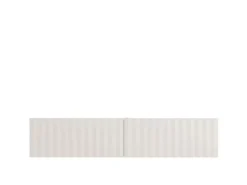 Mobile Porta tv Bianco Crema Beige un Ripiano 2 Ante 154x42x32h cm, 2 Vani - Maderno