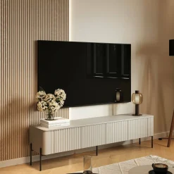 Mobile porta TV Brembana, 190x40 h50 cm, Beige