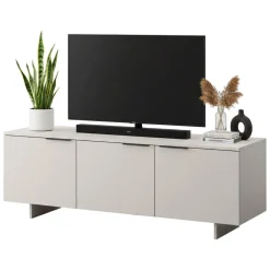 Mobile porta TV Matenano, 150x42 h55 cm, Beige