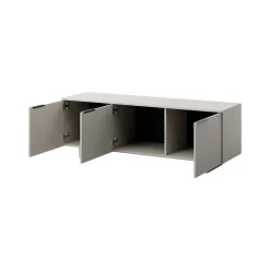 Mobile porta TV Matenano, 150x42 h55 cm, Beige