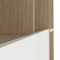 Mobile salotto multifunzione 262cm antracite e rovere - Douglas