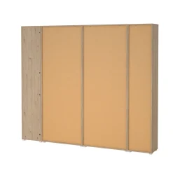 Mobile salotto multifunzione 262cm antracite e rovere - Douglas