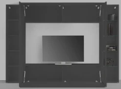 Mobile soggiorno smart 260cm antracite - Alatri