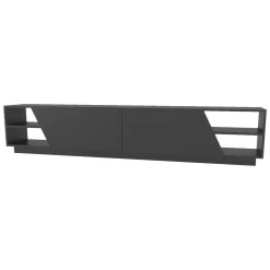 Mobile TV antracite 240x37x47h cm 2 ante - Apat