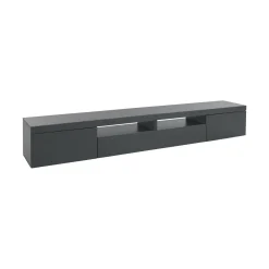 Mobile TV antracite 240x40x35h cm 3 ante - Animali