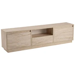 Mobile TV beige 160x29x42h cm 3 ante - Morrigan