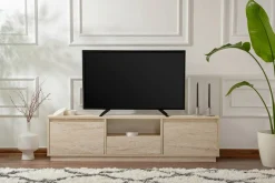 Mobile TV beige 160x29x42h cm 3 ante - Morrigan