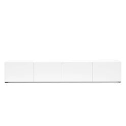 Mobile TV bianco lucido 225x38x39h cm 4 ante - Ame