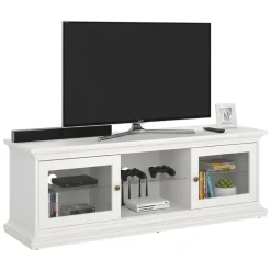 Mobile TV bianco 149x41x50h cm 2 ante - Damrey
