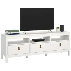 Mobile TV bianco 151x38x54h cm in legno - Astana