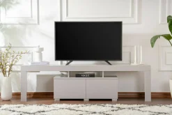 Mobile TV grigio 180x31x50h cm 2 ante - Andarna