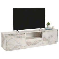 Mobile TV marmo 160x29x42h cm 3 ante - Morrigan