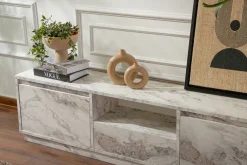 Mobile TV marmo 160x29x42h cm 3 ante - Morrigan