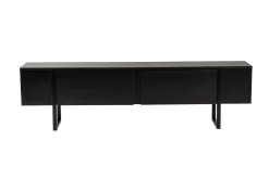 Mobile TV nero 180x29x50h cm 2 ante - Lilith