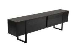 Mobile TV nero 180x29x50h cm 2 ante - Lilith