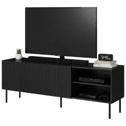 Mobile TV nero 150x42x52h cm 3 ante - Molini