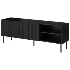 Mobile TV nero 150x42x52h cm 3 ante - Molini