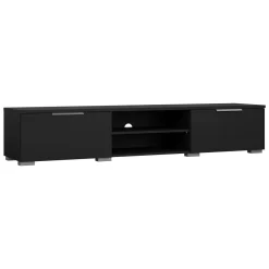Mobile TV nero 172x39x33h cm in legno - Ammiro