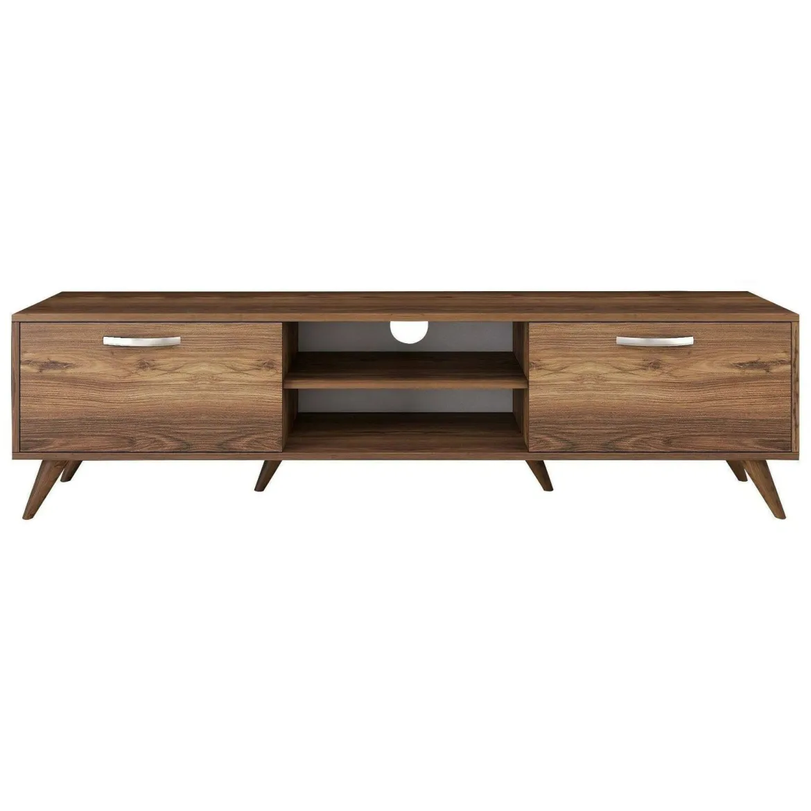Mobile TV noce 180x35x48h cm 2 ante - Avir